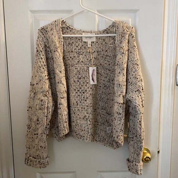 JESSICA SIMPSON Knit Confetti Cardigan Size Small - Picture 1 of 3